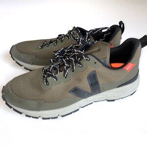 Veja Olive and Black Athletic Shoes 11